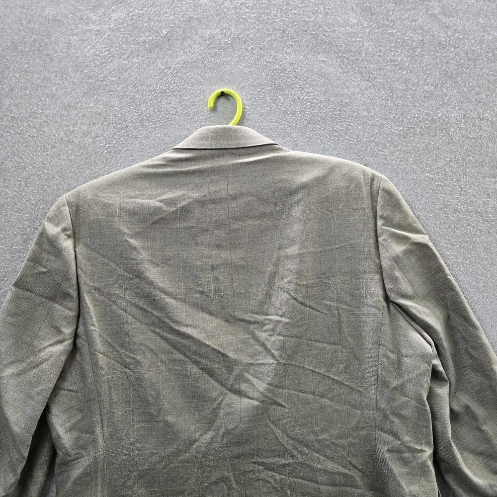 Lauren Ralph Lauren Men‎ Blazer 44S Gray Silk Wool Sport Coat Button